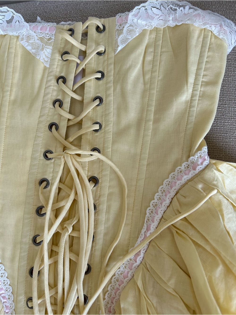 BEST Selkie The Custard Victorian Corset Small - Picture 5 of 9
